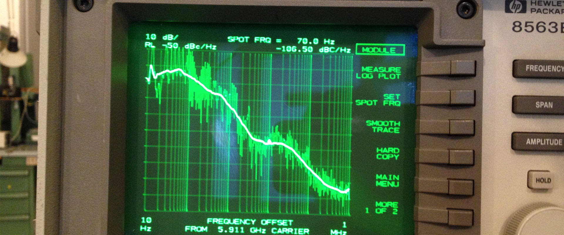 Misure di rumore di fase con HP 8563E
